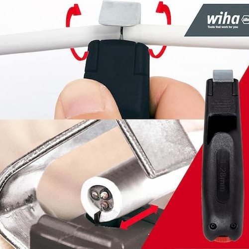 Wiha Ρυθμιζόμενος Απογυμνωτής Καλωδίων με Μήκος 130mm