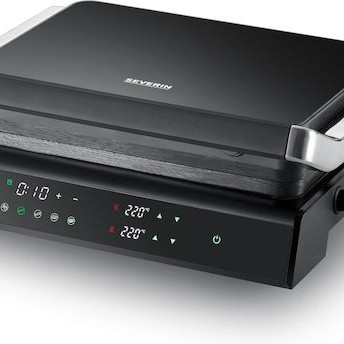 Severin Τοστιέρα Γκριλιέρα 1800W Μαύρη