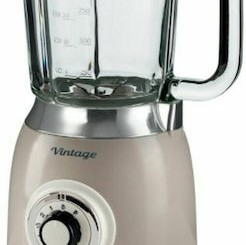 Ariete Μπλέντερ για Smoothies με Γυάλινη Κανάτα 1.5lt 1000W Μπεζ