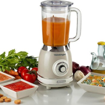 Ariete Μπλέντερ για Smoothies με Γυάλινη Κανάτα 1.5lt 1000W Μπεζ