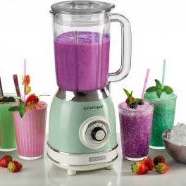 Ariete Μπλέντερ για Smoothies με Γυάλινη Κανάτα 1.5lt 1000W Πράσινο 00C058304AR0