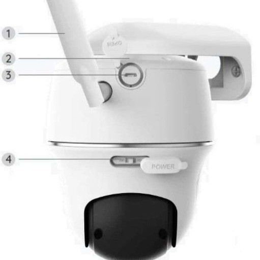 Reolink Go Series IP Κάμερα Παρακολούθησης 4G Full HD+ 4MP Αδιάβροχη Μπαταρίας με Αμφίδρομη Επικοινωνία