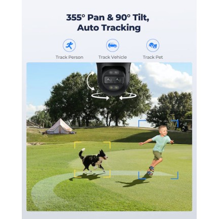 Reolink TrackMix Series IP Κάμερα Παρακολούθησης 4K με Αμφίδρομη Επικοινωνία