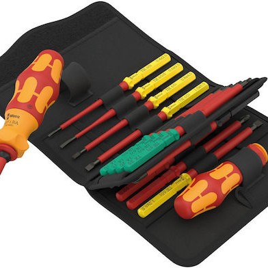 Wera Σετ Κατσαβίδια Ηλεκτρολόγου VDE Kraftform Kompakt