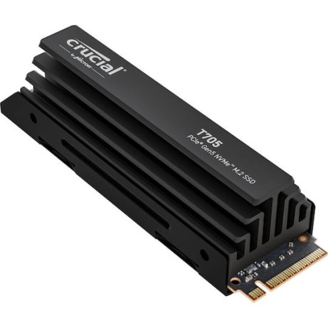 Crucial T705 with heatsink SSD 1TB M.2 NVMe PCI Express 5.0