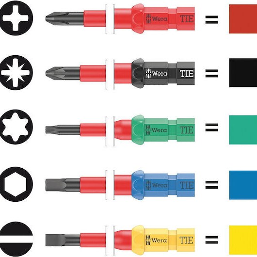 Wera Κατσαβίδι με Εναλλασσόμενες Μύτες Kraftform Kompakt