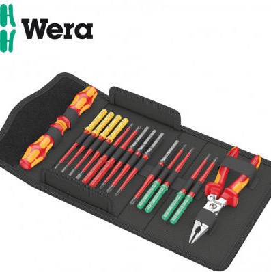 Kraftform Kompakt Vde Insulated Tools Set Screwdrivers Bits Pliers Wera 05006612001 17 Pieces