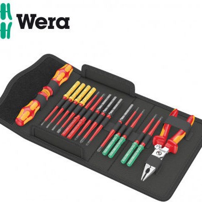 Kraftform Kompakt Vde Insulated Tools Set Screwdrivers Bits Pliers Wera 05006612001 17 Pieces