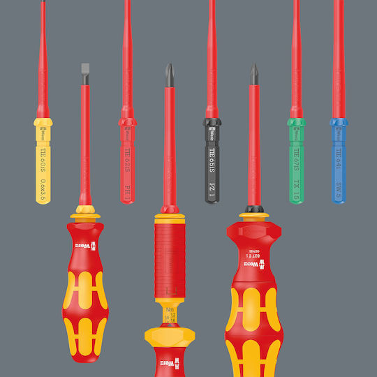 Kraftform Kompakt Vde Insulated Tools Set Screwdrivers Bits Pliers Wera 05006612001 17 Pieces