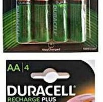 Duracell Επαναφορτιζόμενες Μπαταρίες AA Ni-MH 1300mAh 4τμχ