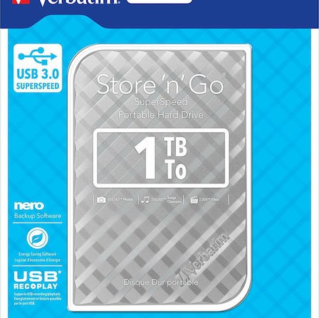 Verbatim Store 'n' Go Gen 2 USB 3.0 Εξωτερικός HDD 1TB 2.5