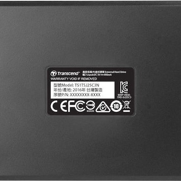 Transcend StoreJet 25C3 USB 3.1 Εξωτερικός HDD 1TB 2.5