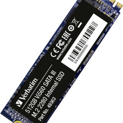 Verbatim Vi560 S3 SSD 512GB M.2 SATA III 49363