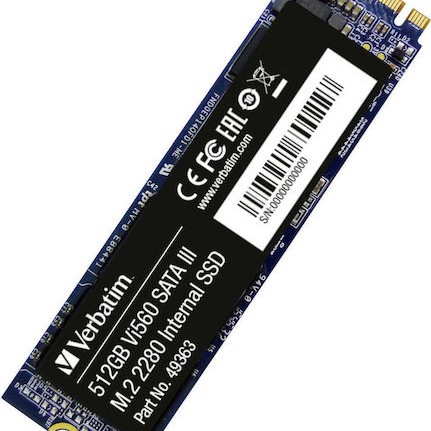 Verbatim Vi560 S3 SSD 512GB M.2 SATA III 49363