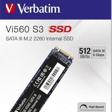 Verbatim Vi560 S3 SSD 512GB M.2 SATA III 49363