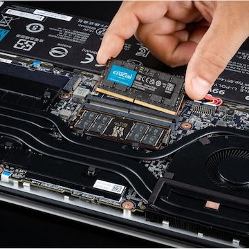 Crucial DDR5 128GB RAM με 2x64GB Modules και Ταχύτητα 5600 για Laptop