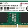 Transcend DDR4 με Module 1x32GB και Ταχύτητα 3200 για Laptop