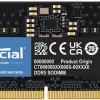 Crucial DDR5 64GB RAM με 2x32GB Modules και Ταχύτητα 5600 για Laptop