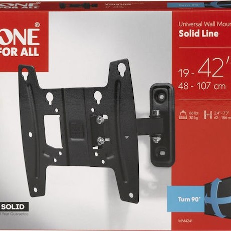 One For All One All TV WM4241 Βάση Τηλεόρασης Τοίχου έως 42