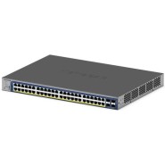 NetGear GS752TXP Managed PoE Switch με 52 Θύρες Gigabit (1Gbps) Ethernet και 4 SFP Θύρες