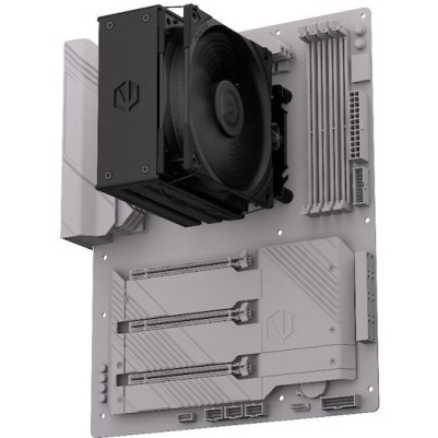 Endorfy Fera 5 Black Ψύκτρα Επεξεργαστή Διπλού Ανεμιστήρα για Socket AM4/AM5/1200/115x/1700
