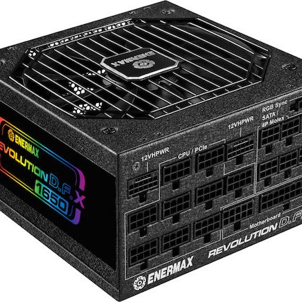 Enermax Revolution D.F. X 1650W Μαύρο Τροφοδοτικό Υπολογιστή Full Modular 80 Plus Gold