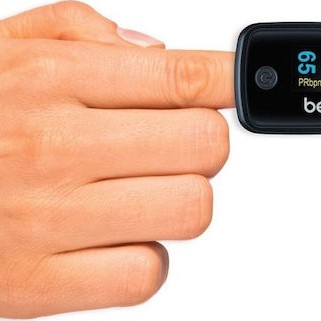 Beurer Παλμικό Οξύμετρο Δακτύλου Γκρι