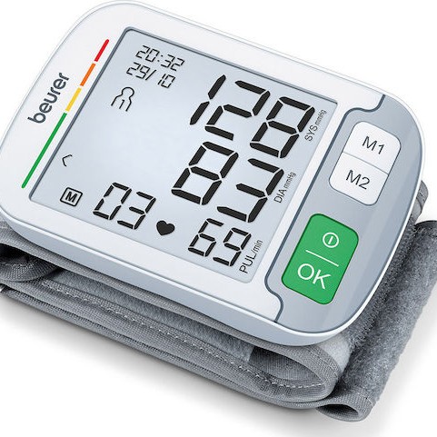 Beurer Ψηφιακό Πιεσόμετρο Καρπού με ανίχνευση Αρρυθμίας 65060
