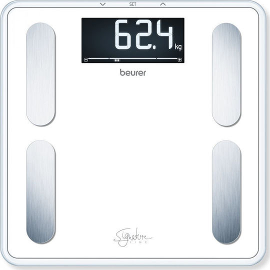 Beurer Ψηφιακή Ζυγαριά 200kg με Λιπομετρητή Λευκή 73575