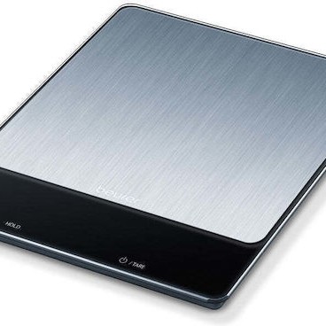 Beurer Ks 34 Xl Ψηφιακή Ζυγαριά Κουζίνας 1gr/15kg Γκρι