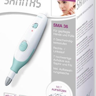 Sanitas SMA 36 Τροχός Νυχιών Ρεύματος Λευκός με 4600 Στροφές ανά Λεπτό