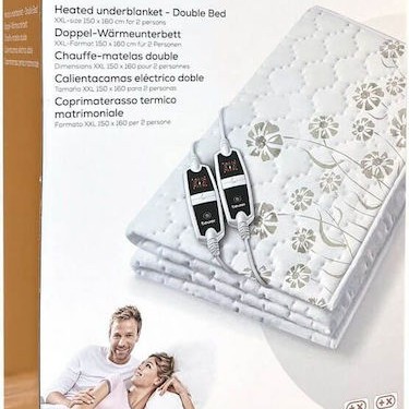 Beurer UB 68 XXL Διπλό Ηλεκτρικό Υπόστρωμα Πλενόμενο Λευκό 120W 150x160εκ.