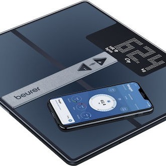 Beurer Smart Ζυγαριά 180kg με Bluetooth Μαύρη 76009