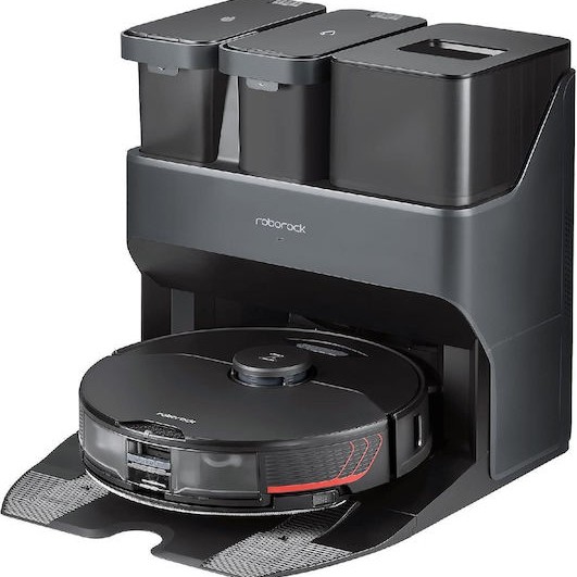 Roborock S8 MaxV Ultra Σκούπα Ρομπότ για Σκούπισμα & Σφουγγάρισμα με Χαρτογράφηση και Wi-Fi Μαύρη