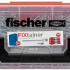 Fischer 562273 Fixtainer Powerfast Ii Chipboard, Pre-sorted Assortment Box With 700 Screws And 2 Bits, Countersunk Head, Full Thread And Torx Drive, Universal Set For Mounting De, Silver