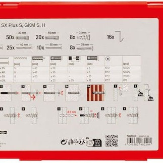 fischer Ούπα Πλαστικό 212τμχ