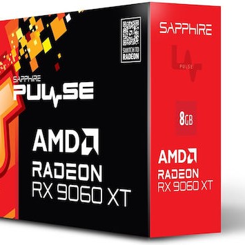 Sapphire Radeon RX 9060 XT 8GB GDDR6 Pulse Κάρτα Γραφικών