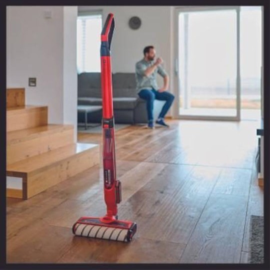 Einhell Επαναφορτιζόμενη Σκούπα Stick 18V Κόκκινη 3437110