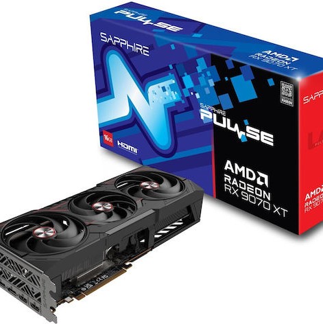 Sapphire Radeon RX 9070 XT 16GB GDDR6 Pulse Κάρτα Γραφικών