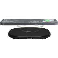 Goobay Ασύρματος Φορτιστής (Qi Pad) 15W Μαύρος (64675)