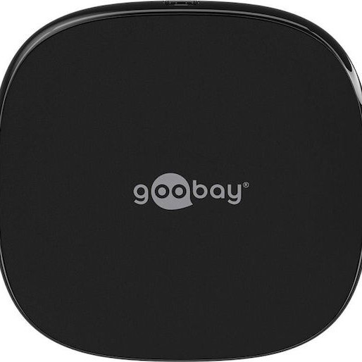 Goobay Ασύρματος Φορτιστής (Qi Pad) 15W Μαύρος (64675)