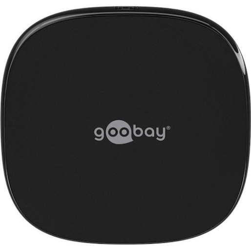 Goobay Ασύρματος Φορτιστής (Qi Pad) 15W Μαύρος (64675)