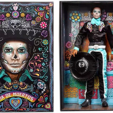 Barbie Συλλεκτική Κούκλα Ken Dia De Muertos για 3+ Ετών 29εκ.