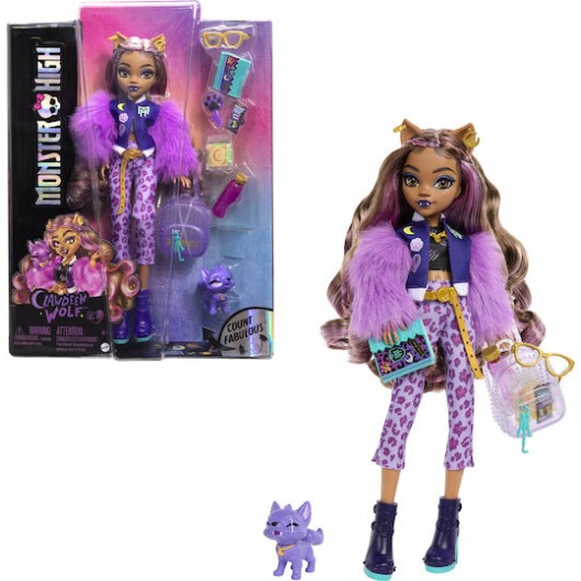 Mattel Clawdeen Wolf Κούκλα για 4+ Ετών