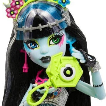 Mattel Monster High Frankie Stein Κούκλα Glam Monster Φεστιβάλ Στολή Hxh79