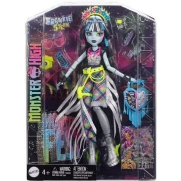 Mattel Monster High Frankie Stein Κούκλα Glam Monster Φεστιβάλ Στολή Hxh79