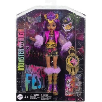 Mattel Monster High Clawdeen Κούκλα Λύκος Glam Στολή Γιορτής Hxh80