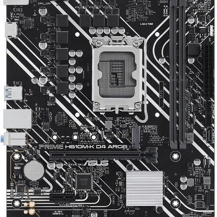 Asus Prime H610M-K D4 ARGB Motherboard Micro ATX με Intel 1700 Socket