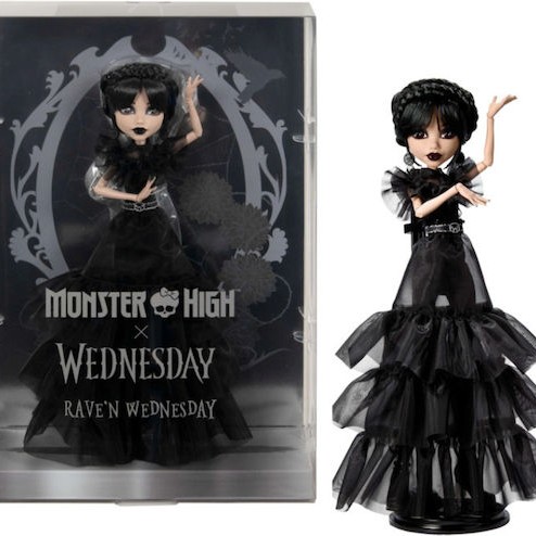 Mattel Wednesday Ravens Συλλεκτική Κούκλα Monster High για 6+ Ετών 33εκ.