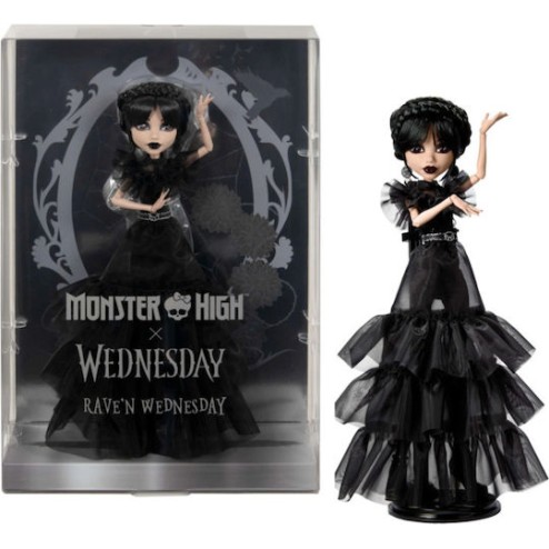 Mattel Wednesday Ravens Συλλεκτική Κούκλα Monster High για 6+ Ετών 33εκ.